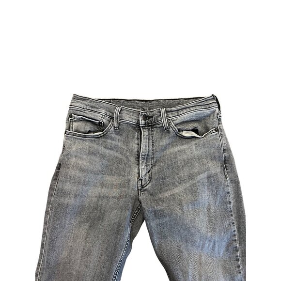 Levi's 511 Gray Straight Leg Denim Jeans Men's Size W34 L32 - Picture 2 of 6